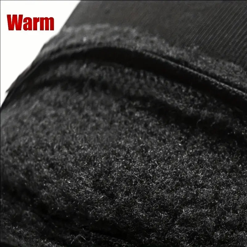 Premium Winter Windproof Waterproof Touch Screen Gloves - Medium, Black