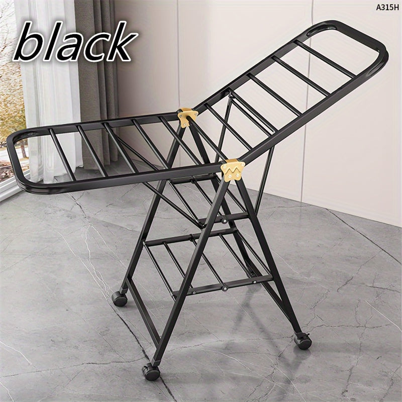 3-Tier Folding Stainless Steel Laundry Drying Rack