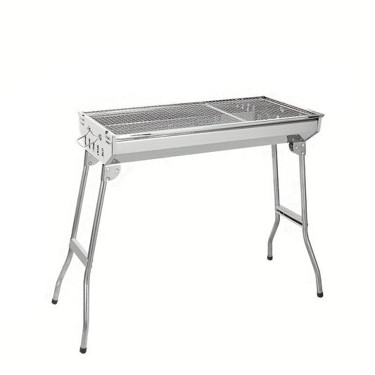 Stainless Steel Portable BBQ Grill Set (4pcs)