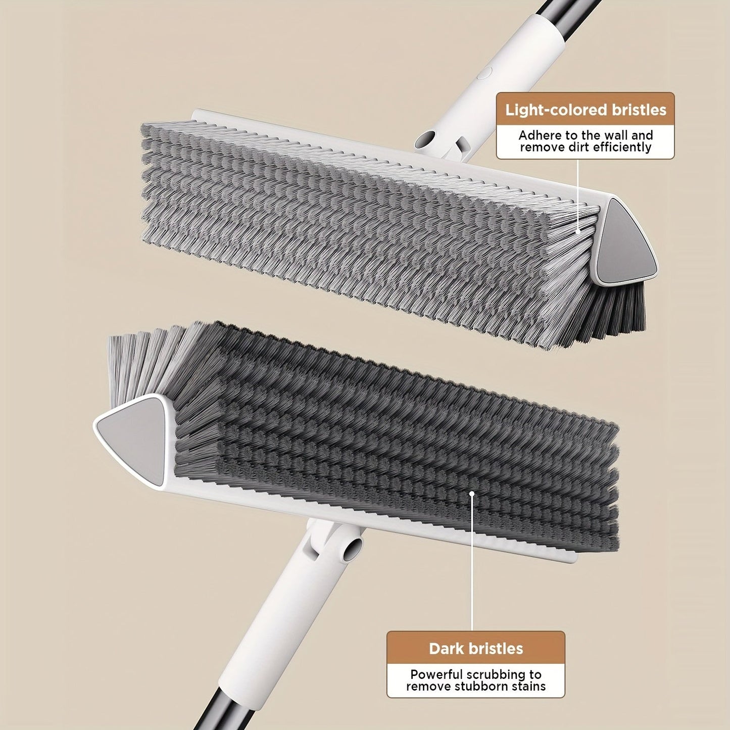 Rotating Gap Cleaning Brush for Tiles & Walls (2-in-1)