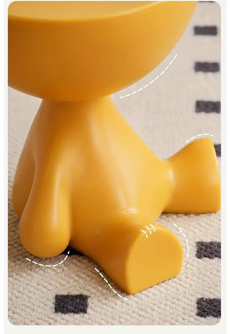 Legless Side Table - Ginger Color, 37x41cm