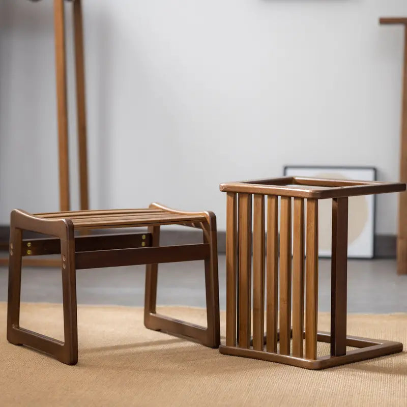 Relax in Style with the Bamboo Stool