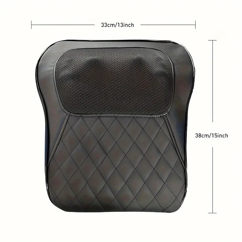 Cordless 3D Massage Pillow with Heat - Black