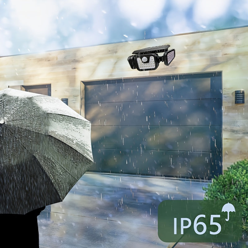 Outdoor Solar Wall Light with Motion Sensor & Foldable Design