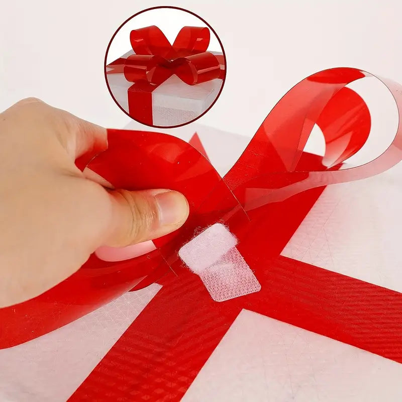 Sparkling Trio: Festive LED Christmas Gift Boxes Set