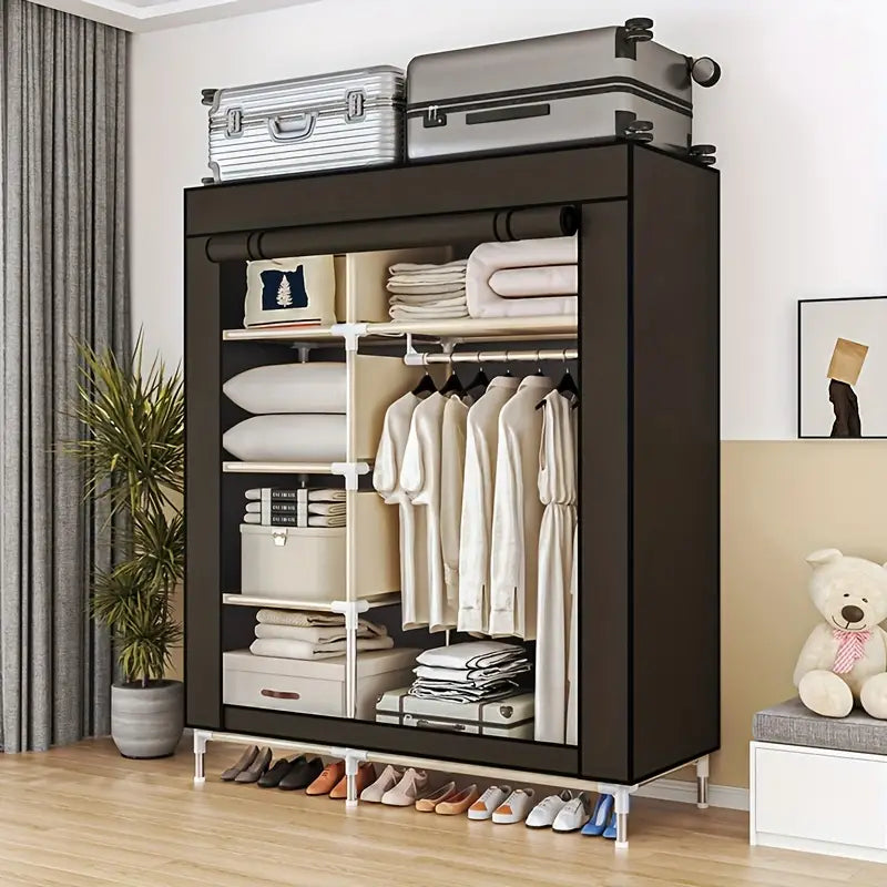 Modern Clothes Storage Wardrobe with Dustproof Cover