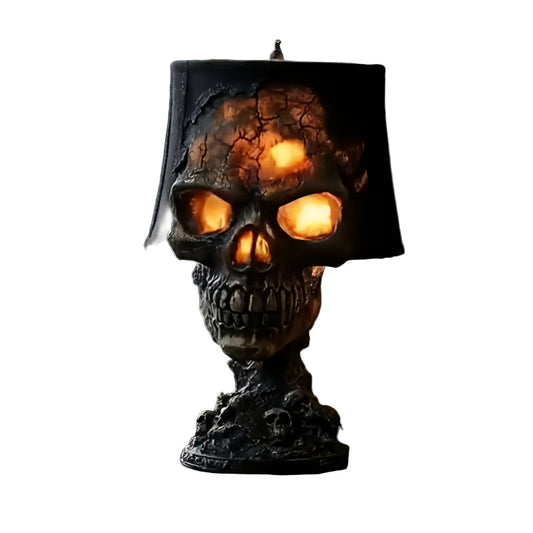 Lava Skull Lamp USB Halloween Night Light