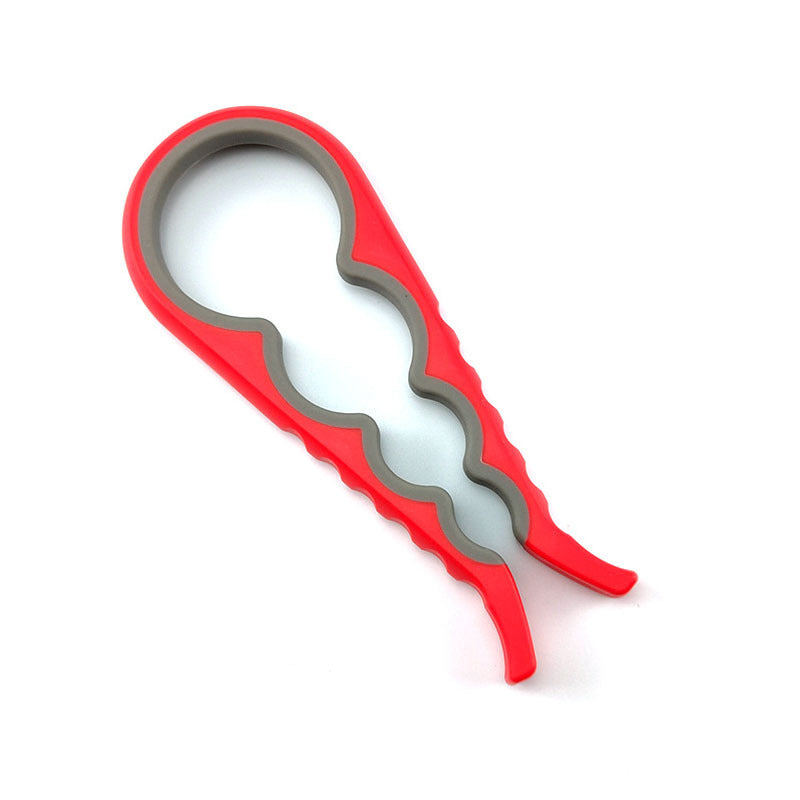 4-in-1 Multi-Purpose Can Opener Non-Slip Grip