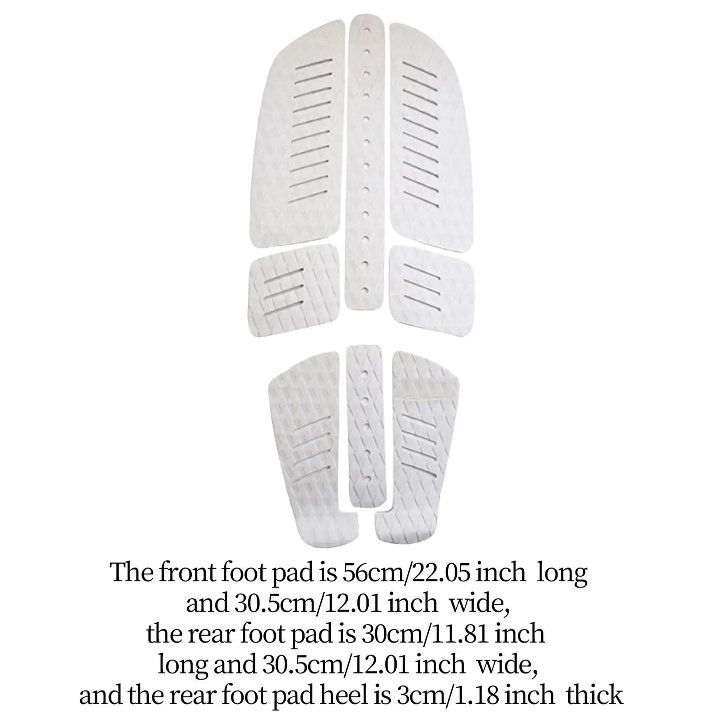 8-Piece Surf Deck Traction Pad Set