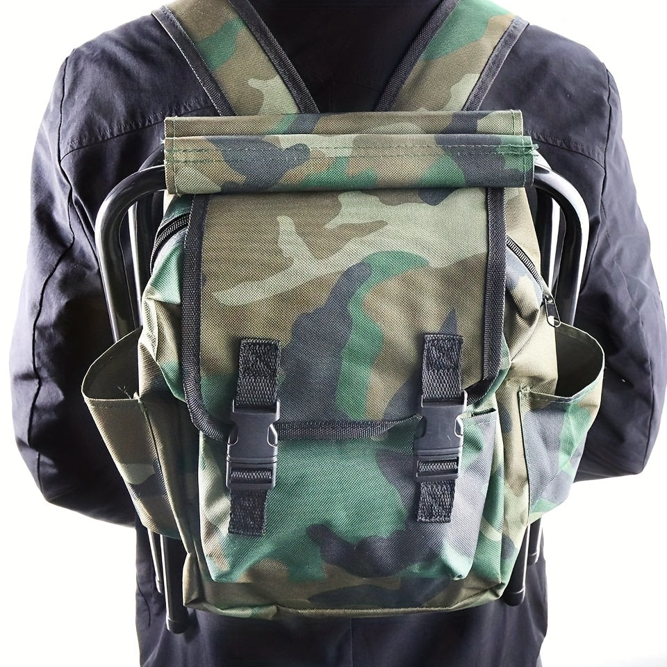 Camping Folding Chair with Backpack Picnic Bag