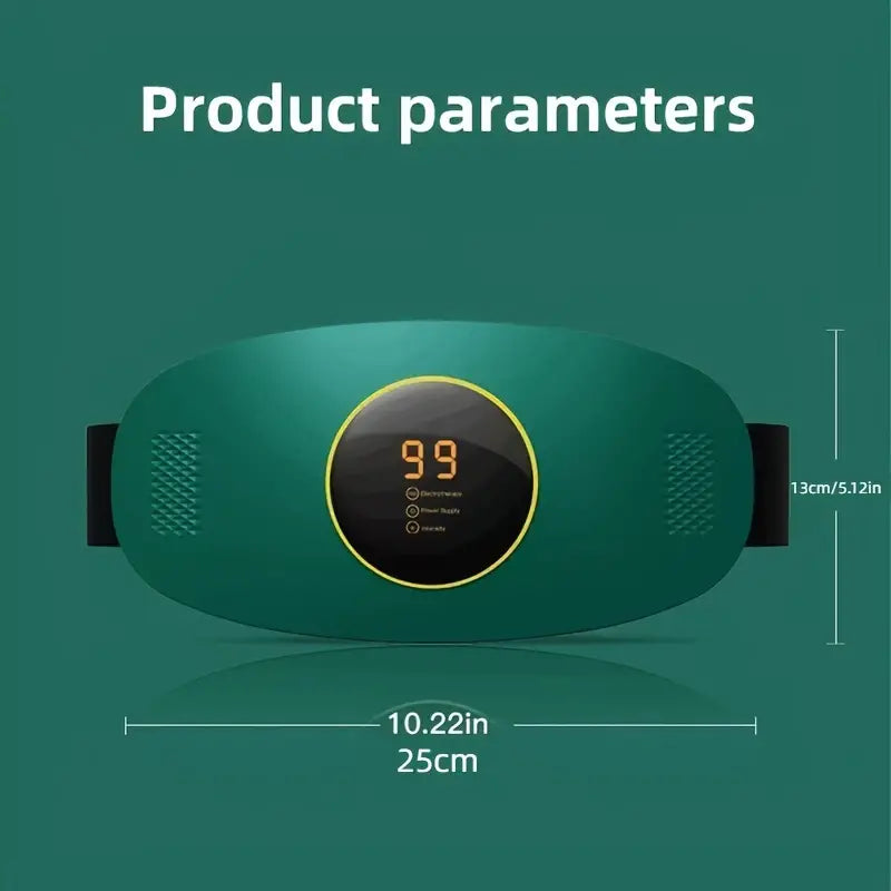 Ultimate Massage Belt with 99 Automatic Modes - Green (USB Rechargeable)