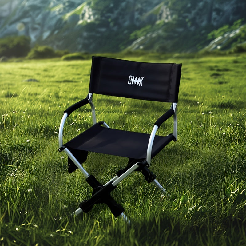 Ergonomic Folding Aluminum Chair for Outdoor Use