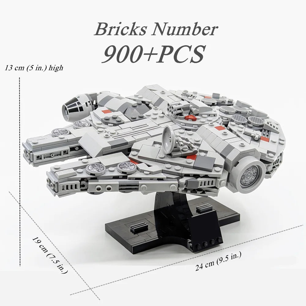 Galaxy Spaceship Battle Model Set for Kids (900PCS)