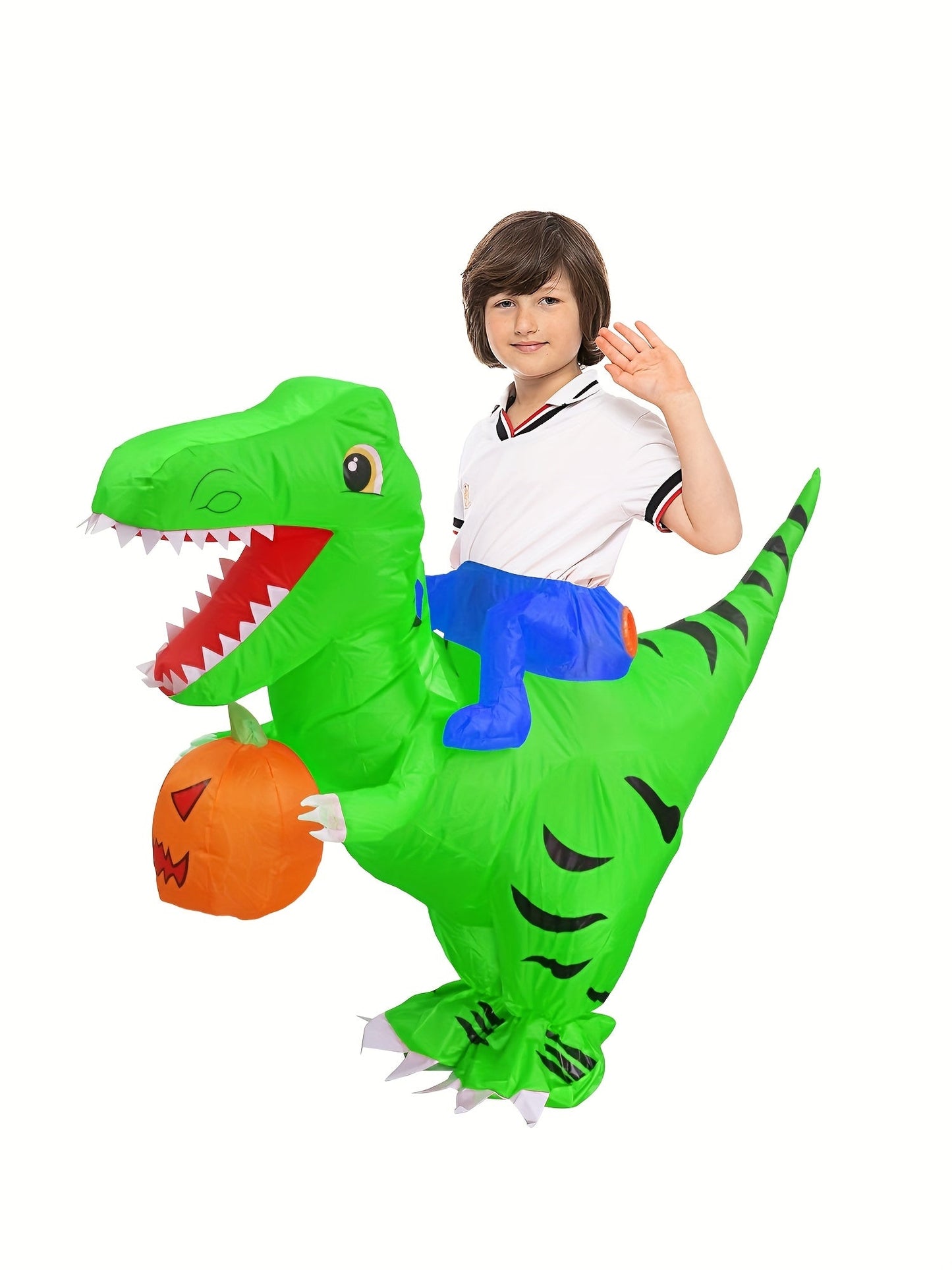 Halloween Inflatable Dinosaur Pumpkin Costume