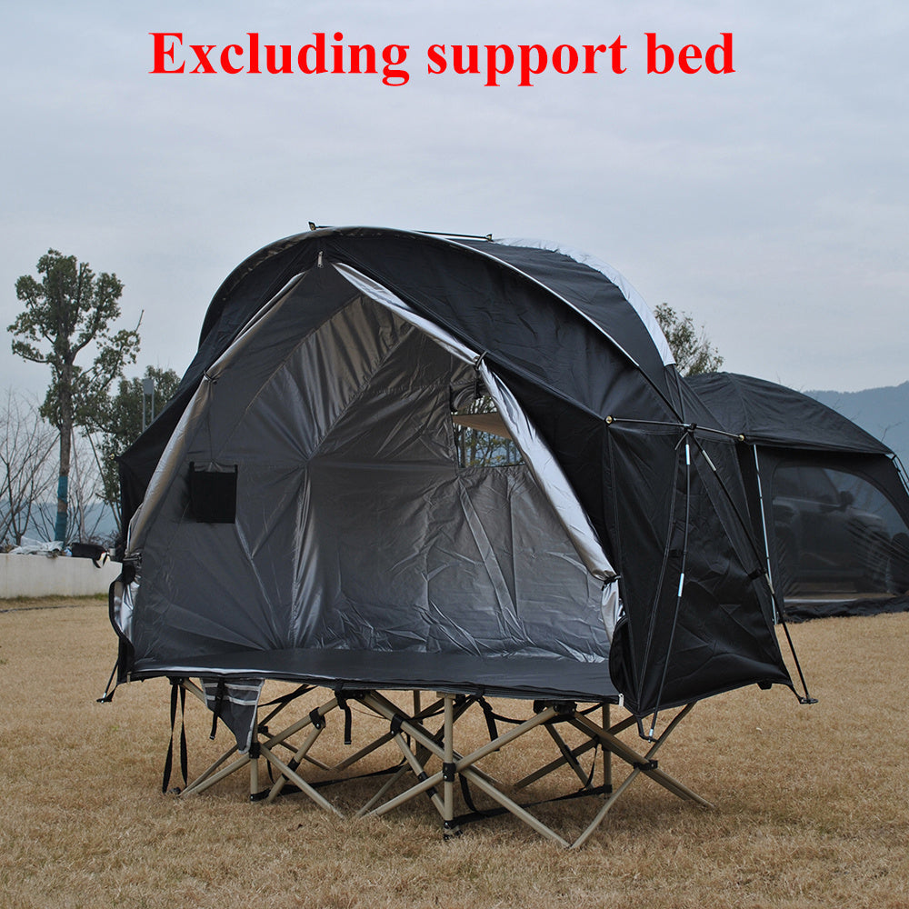 Single Military Cot Tent Insulated Outdoor Shelter