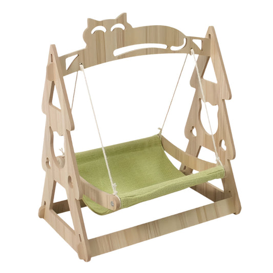 Cat Hammock Tree with Scratching Rope Lounger Bed