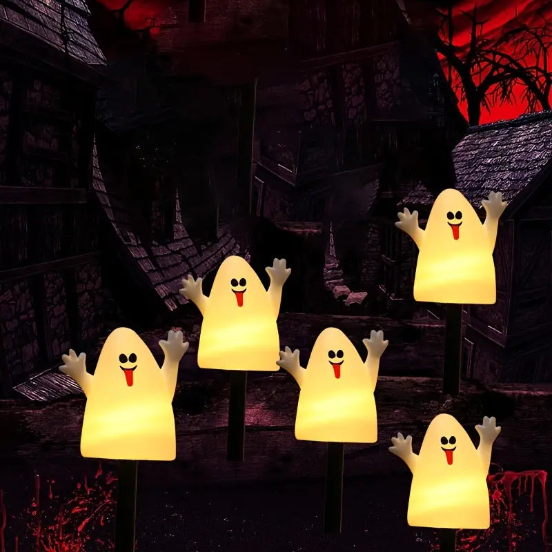 5 In 1 Ghostly Glow Solar Ground Light