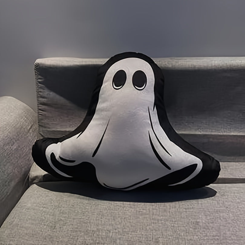 Halloween Ghost Plush Pillow - Cute 3D Print Decorative Throw Pillow