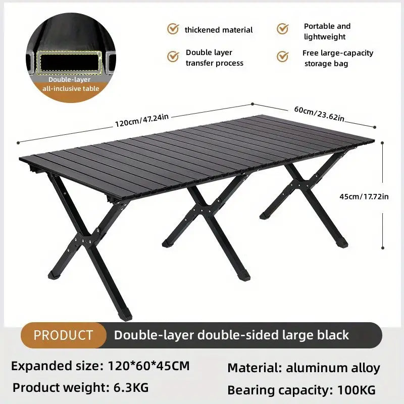 Unleashing the Magic of the Outdoor Double-sided Folding Table