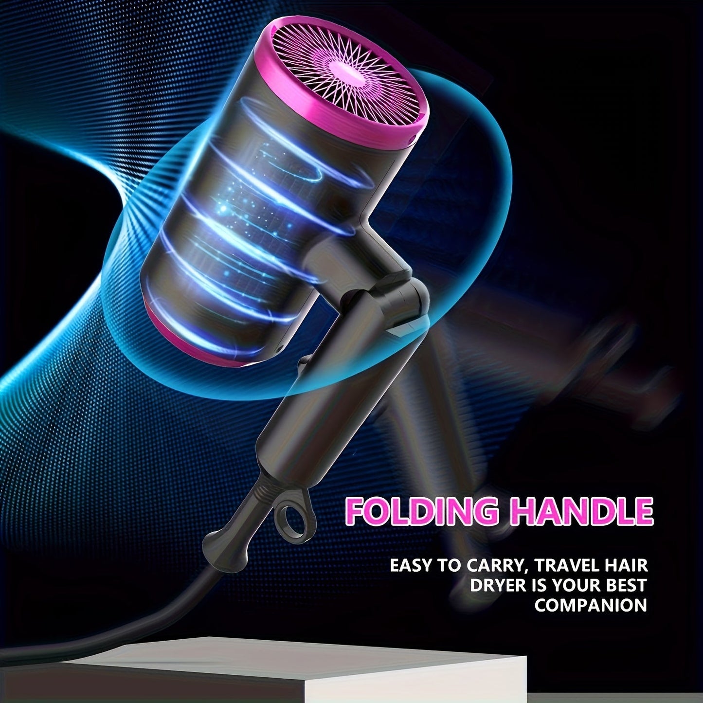 Hair Dryer with High Power Foldable Travel (1800W)