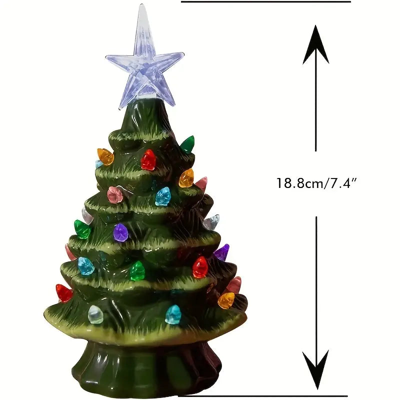 Radiant Glows: Ceramic Christmas Tree Magic