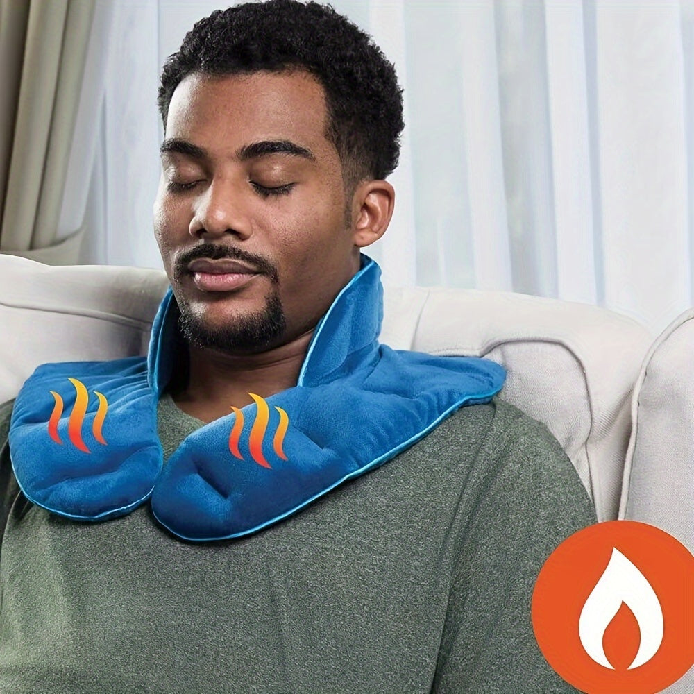 Weighted Neck and Shoulder Wrap - Hot & Cold Therapy(Blue)
