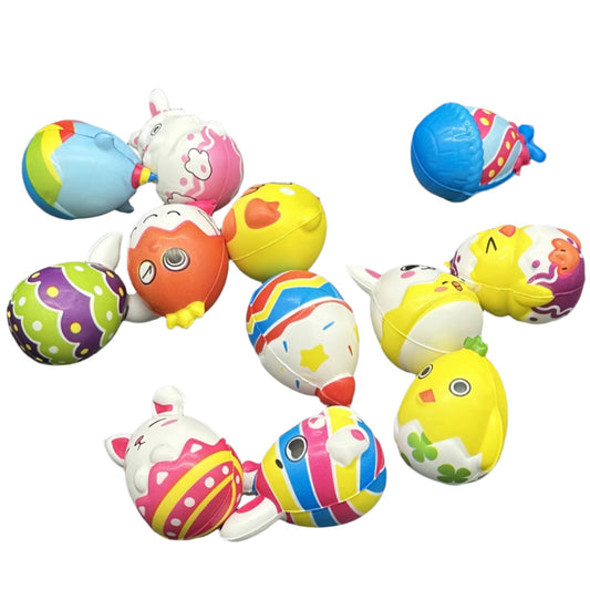 8pcs Mini Bunny & Easter Egg Squeeze Toys