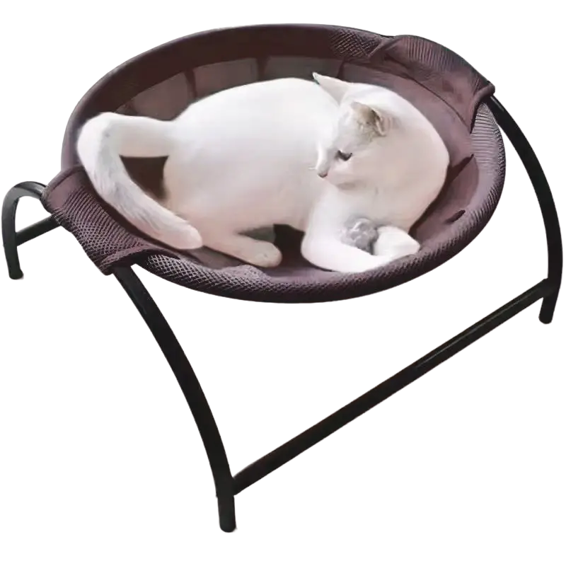 Cozy Cat Hammock Bed | Elevated Design, Breathable Mesh, Easy-Clean, Supports 15lbs