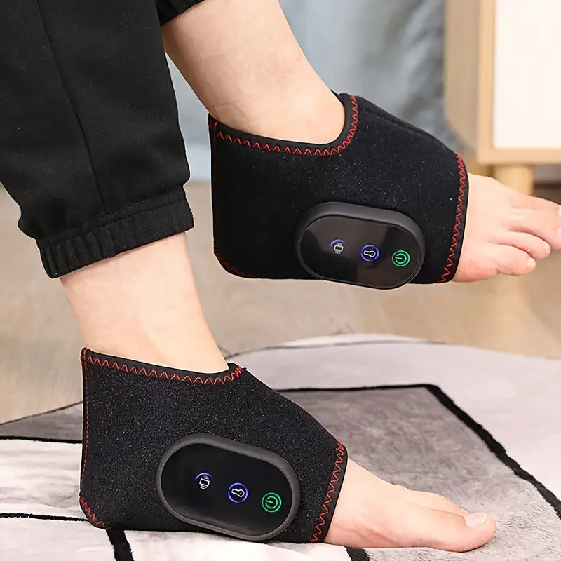 Electric Heating Guard Legs Warmer & Foot Massager Set