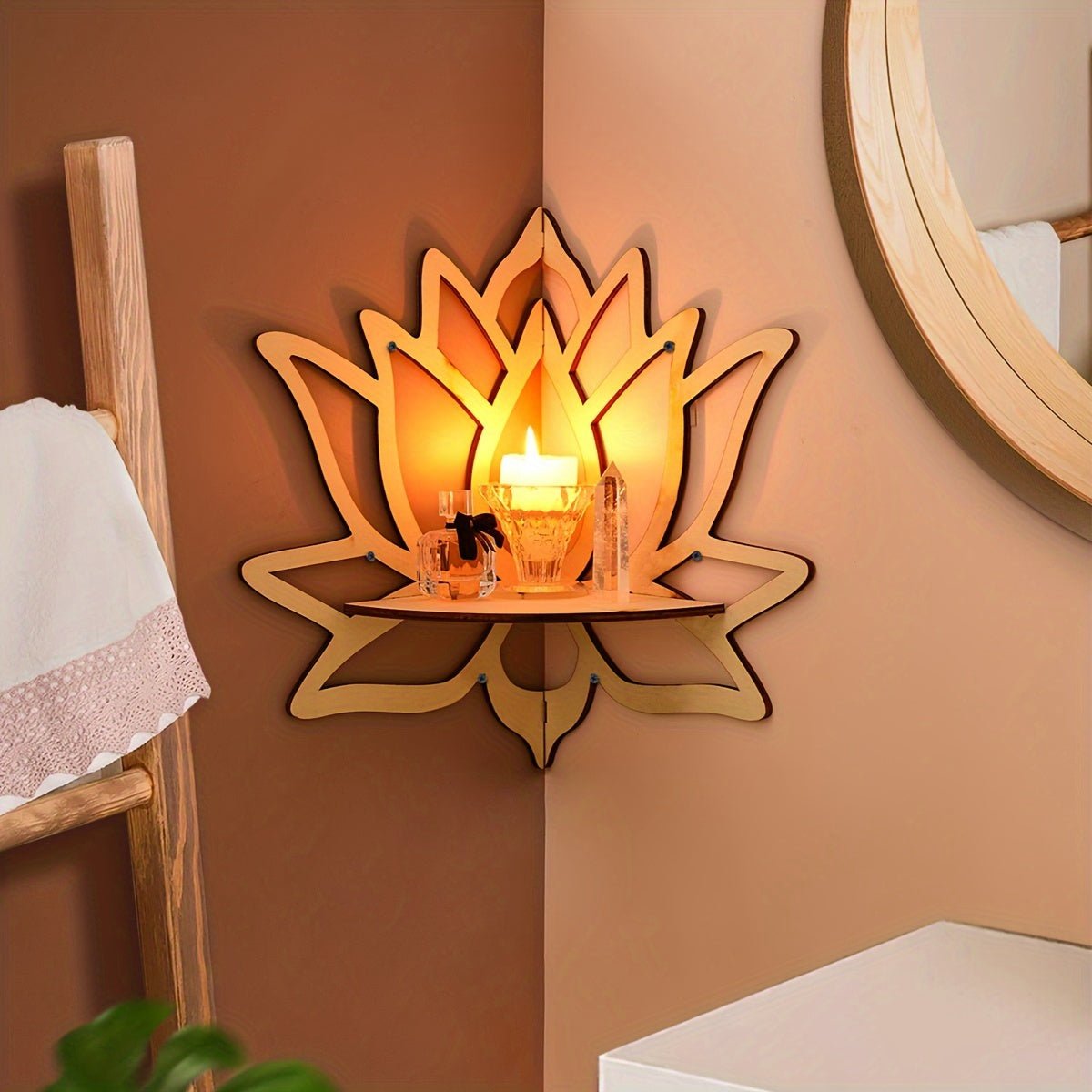 Lotus Wall-Mounted Display Rack
