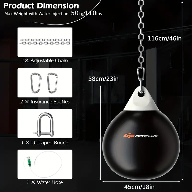 50kg Water Punching Bag - Heavy Duty Aqua Boxing Bag