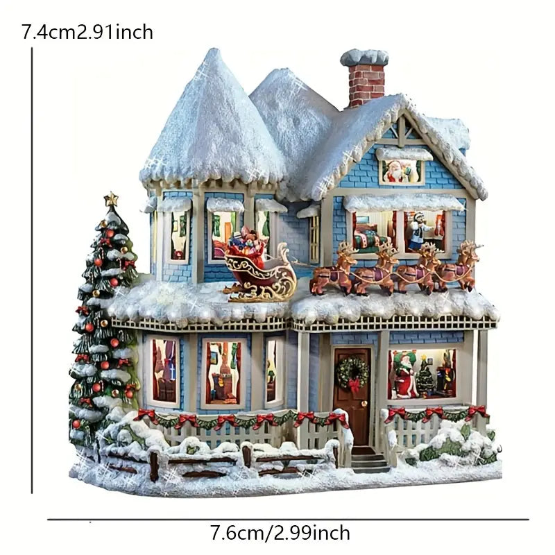 Santa Claus Hanging Christmas Tree Decoration - 10Pcs/Set