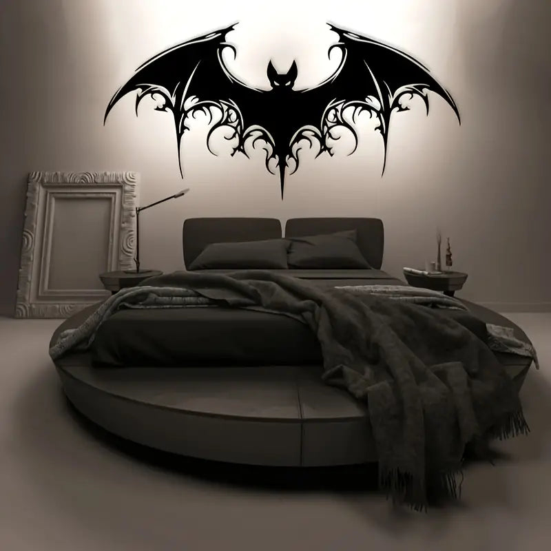 Victorian Gothic - Giant Majestic Bat Metal Wall Art
