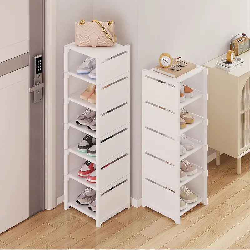 Step up your shoe storage with this space-saving tall rack