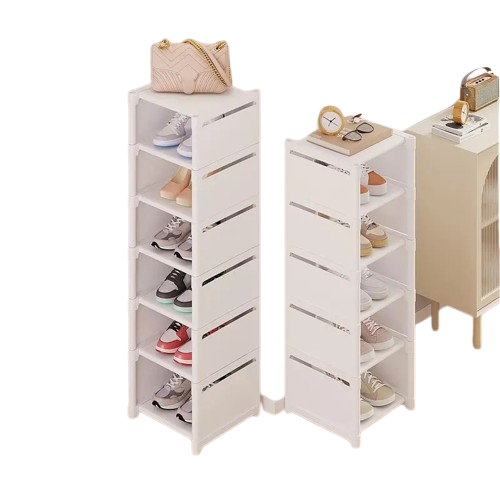 Step up your shoe storage with this space-saving tall rack