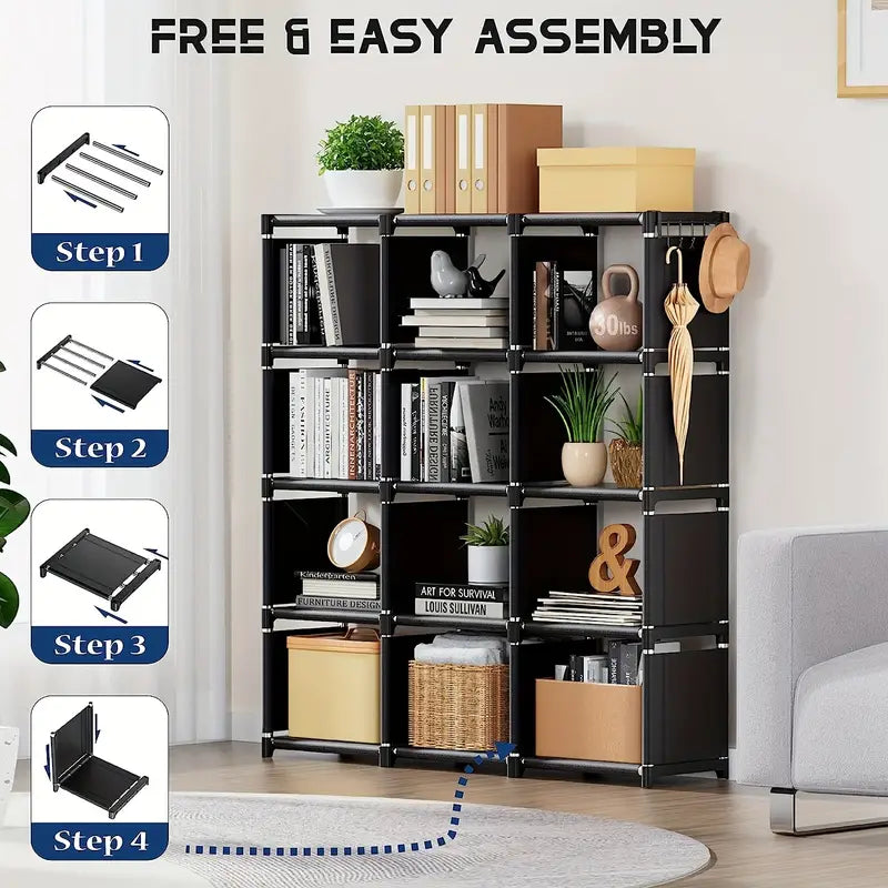 Revolutionize your storage strategy with our functional and chic bookshelf