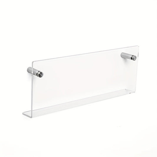 Transparent Wall-Mounted Bookshelf