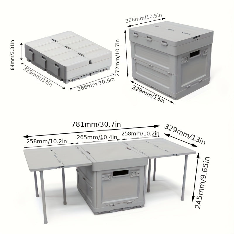 Folding Storage Box for Picnic & Camping Storage