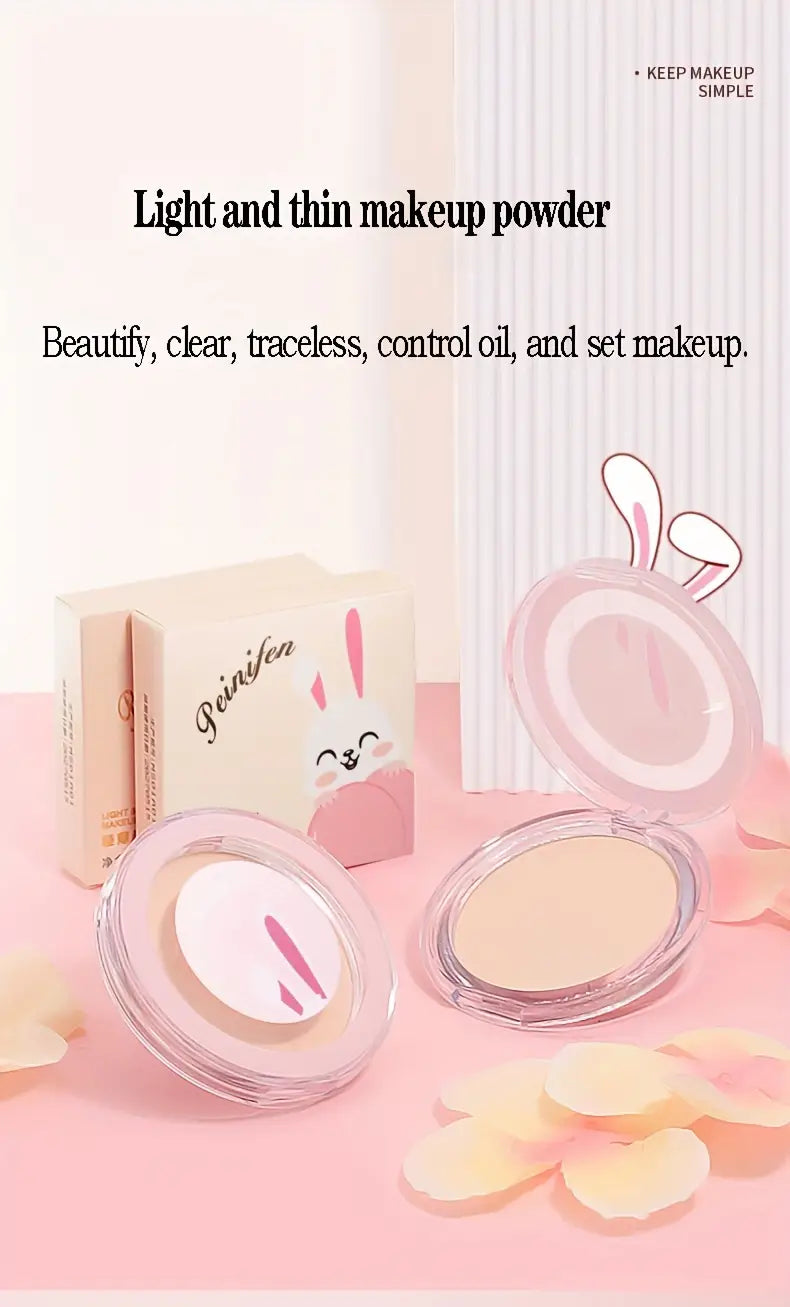 Lightweight Makeup Powder, Matte, Oil Control  Powder, Concealer Moisturizing Powder