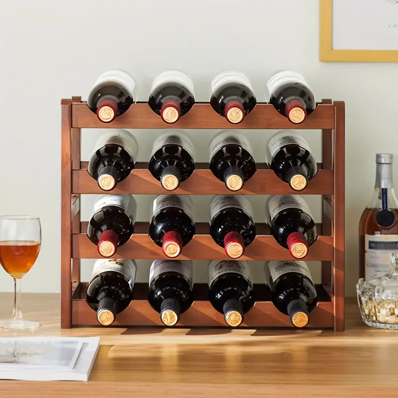 4 tiers Vintage Wine Bottle Rack