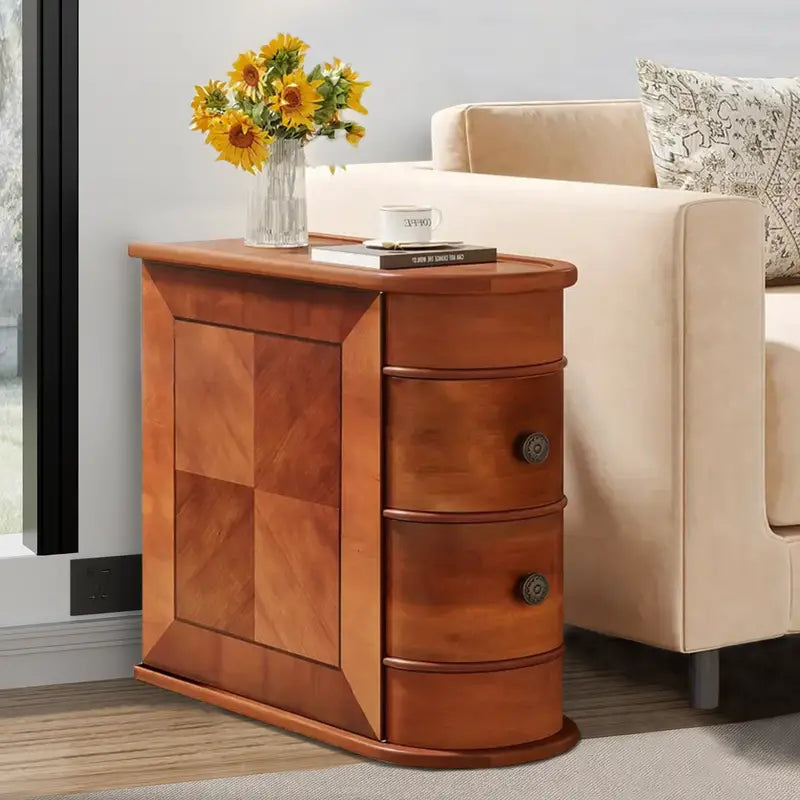 Vintage-Style End Table