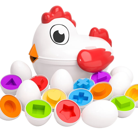 Easter Egg Shape Sorting Toy for Kids