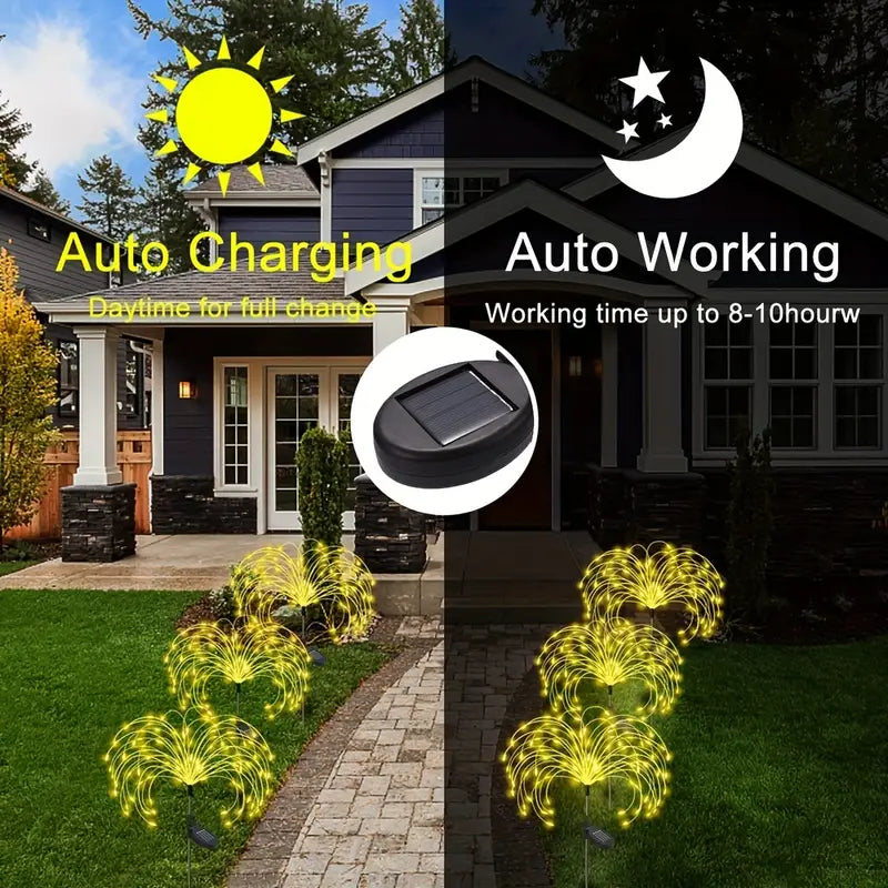 Elevate Your Christmas Decor with LED Solar Lawn Lights