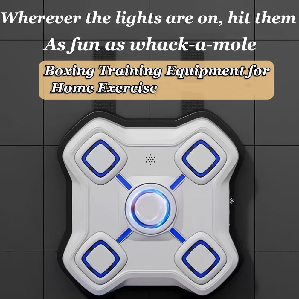 Smart Wall-Mounted Music Boxing Training Machine(White)