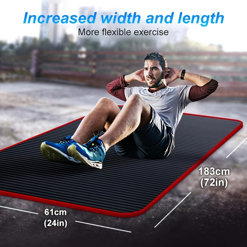 Non-Slip Black NBR Yoga Mat