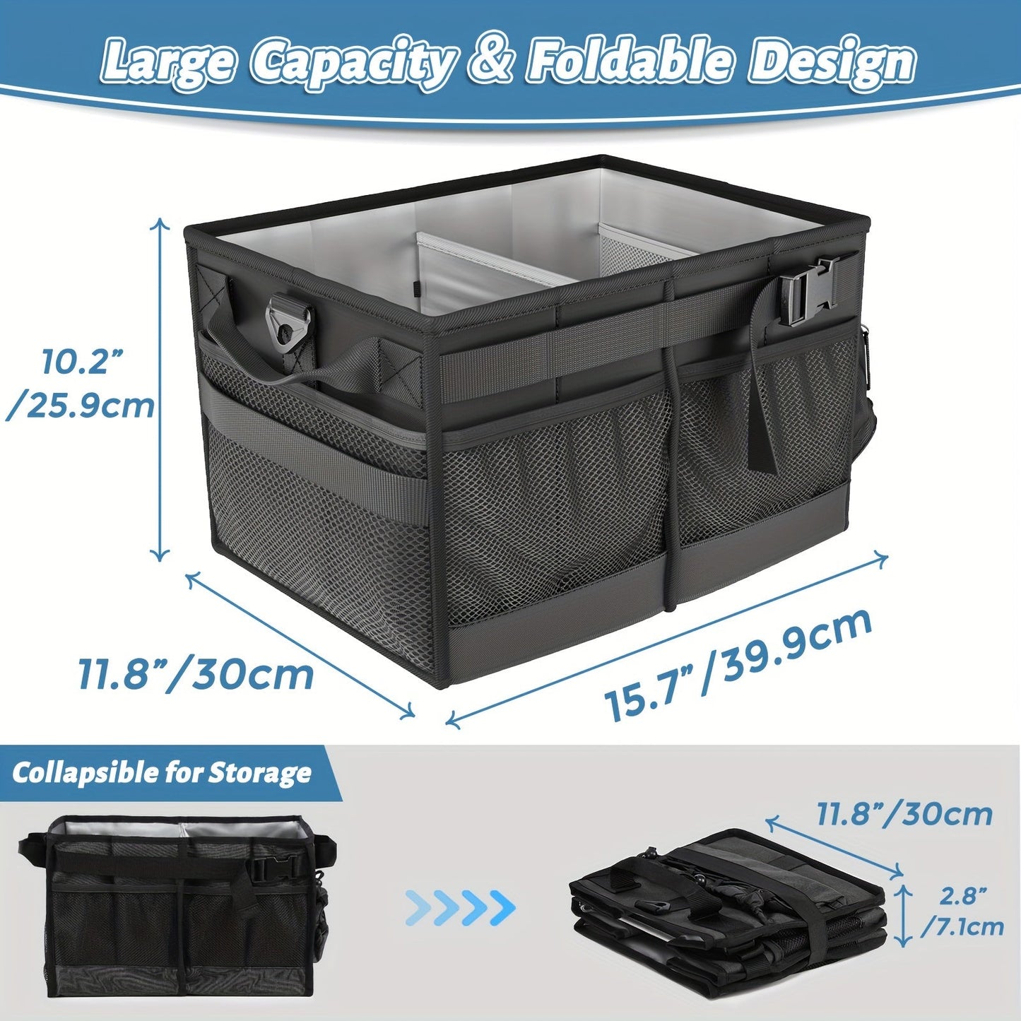 BBQ Grill Caddy with Towel Holder & Pockets