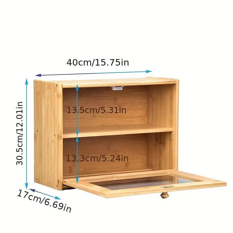 Where elegance meets utility: the Bamboo Storage Box is a design marvel
