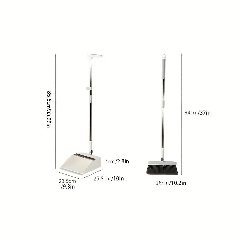 Clean like a pro with our premium Upright Dustpan and Broom Set