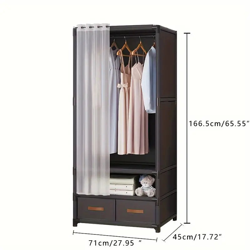 Foldable Drawers and Wardrobe Storage Cabinet - 2 Drawers