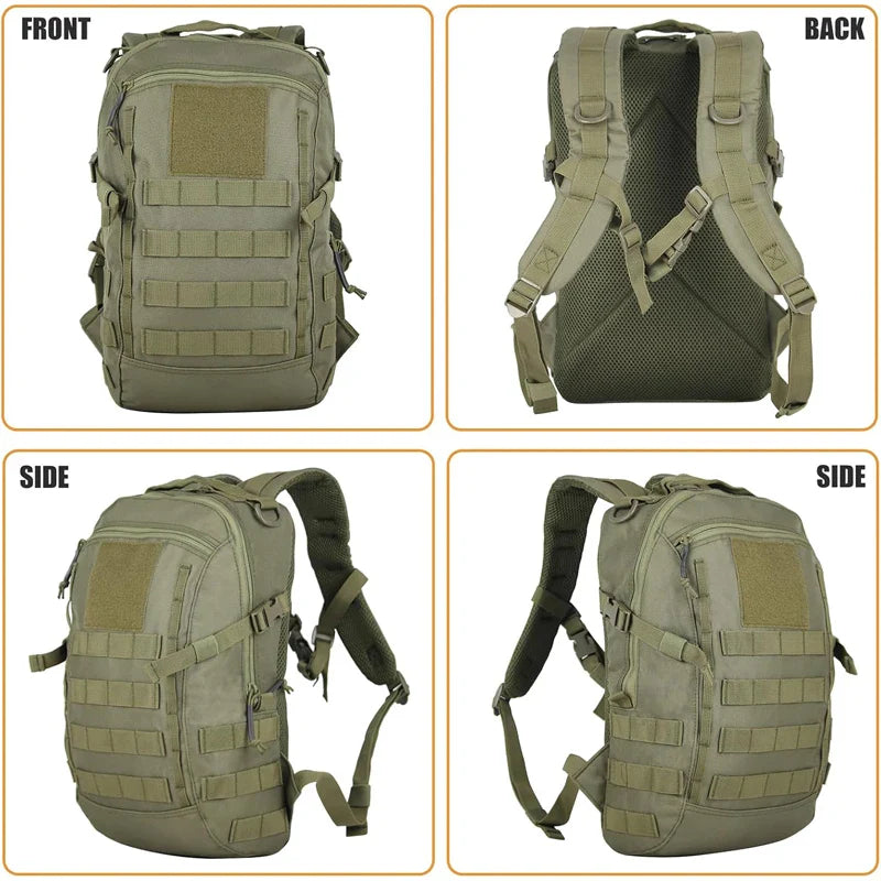 Waterproof Tactical Backpack Molle Rucksack Green